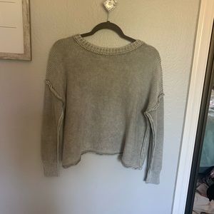 Mustard seed Women’s Grey sweater, size small